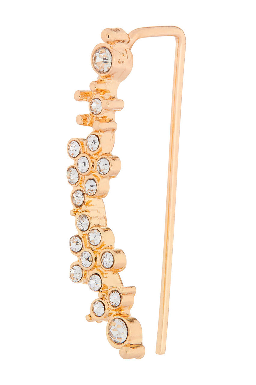 Женский Accessorize Манжета для ушей PRETTY FLOWER с кристаллами (цвет ), артикул 981158 | Фото 1