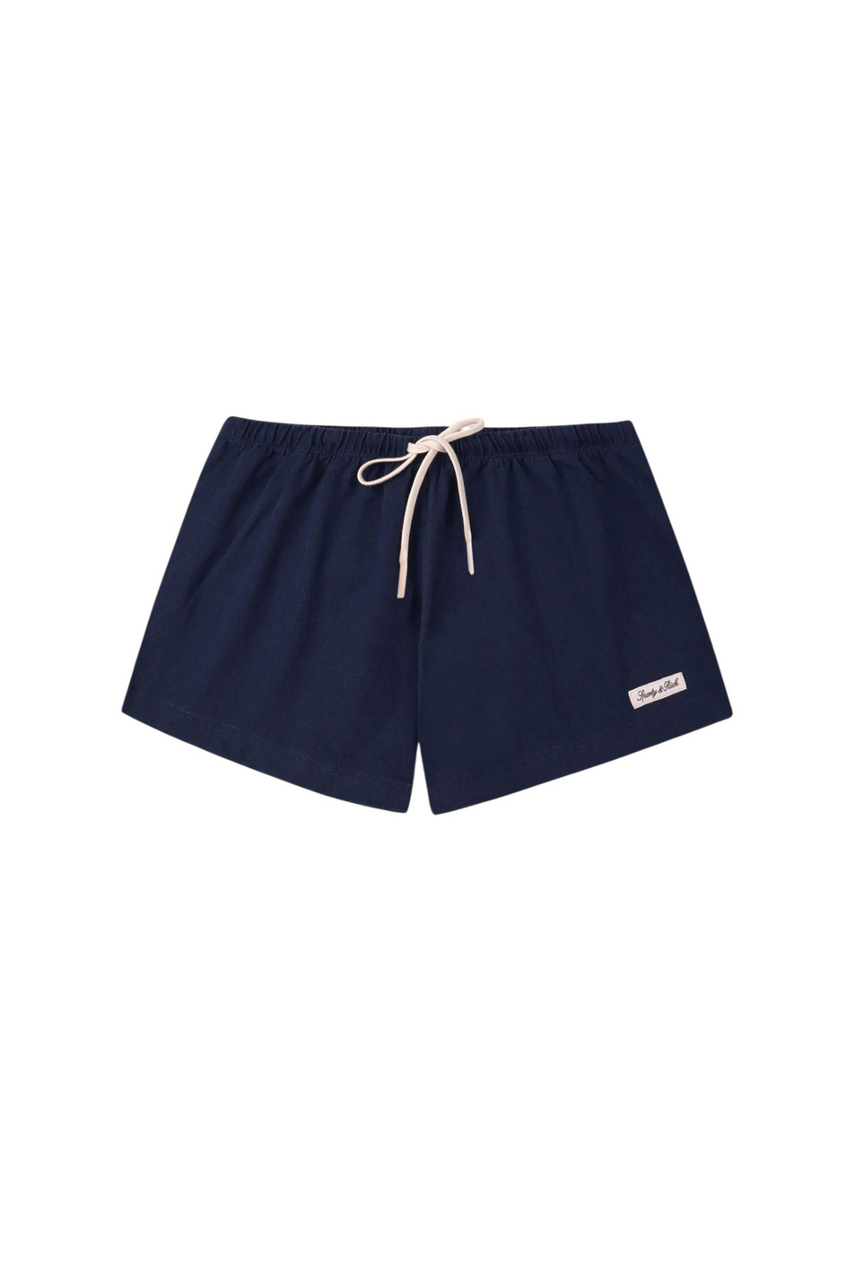 Женский Sporty & Rich Шорты Signature из хлопка (цвет ), артикул SH07076326BL106 | Фото 1