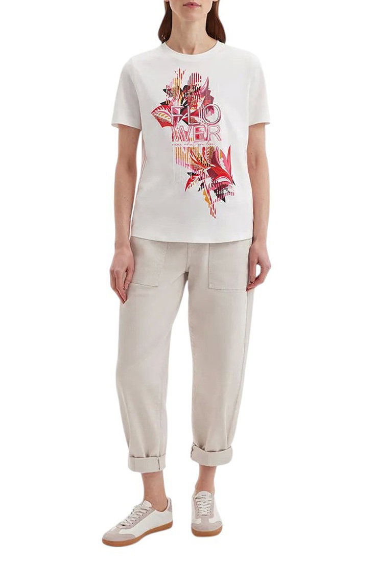 Женский Gerry Weber Футболка из хлопка с принтом (цвет ), артикул 570234-35019 | Фото 3
