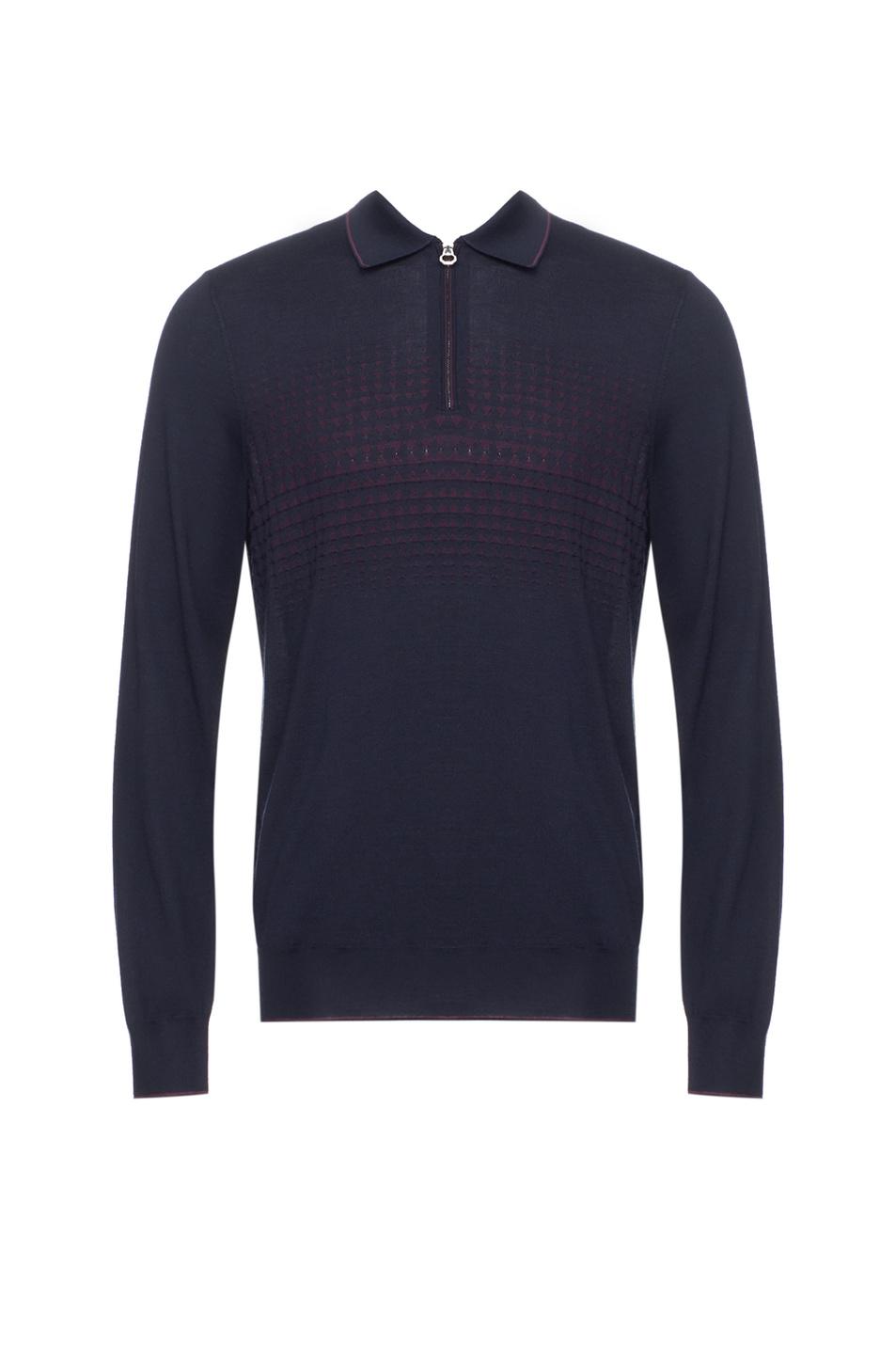 Мужской Stefano Ricci Джемпер поло из шерсти и шелка (цвет ), артикул KE08016P30-E25372 | Фото 1