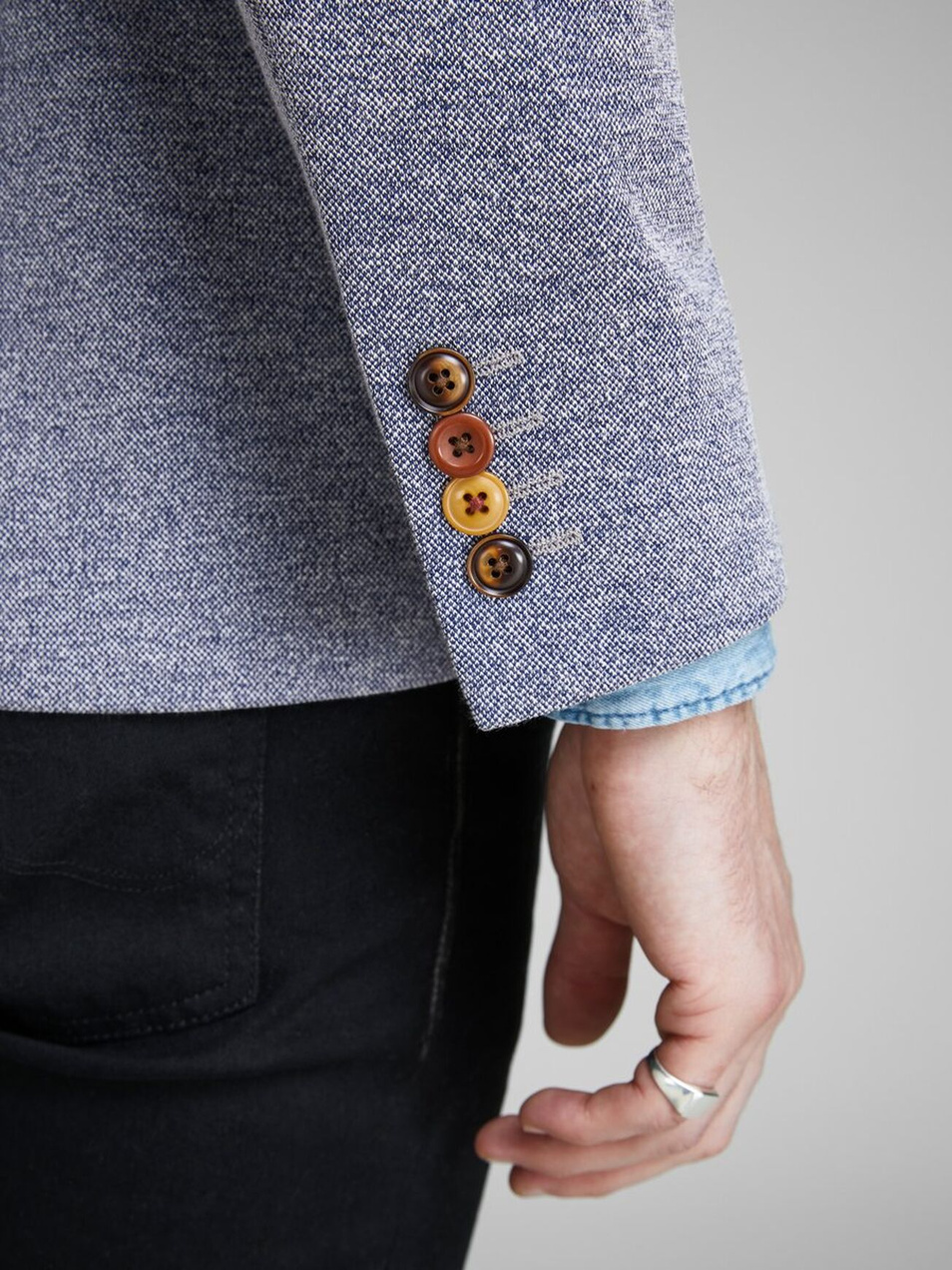 Мужской Jack & Jones Приталенный пиджак (цвет ), артикул 12149223 | Фото 6