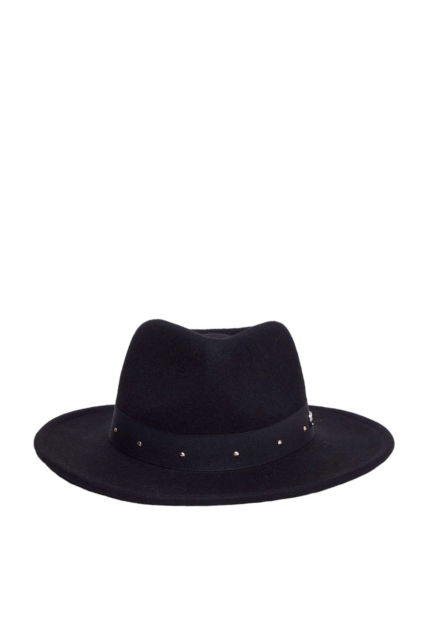 Шляпа из натуральной шерсти|Основной цвет:Черный|Артикул:2F3112T0300 | Фото 1