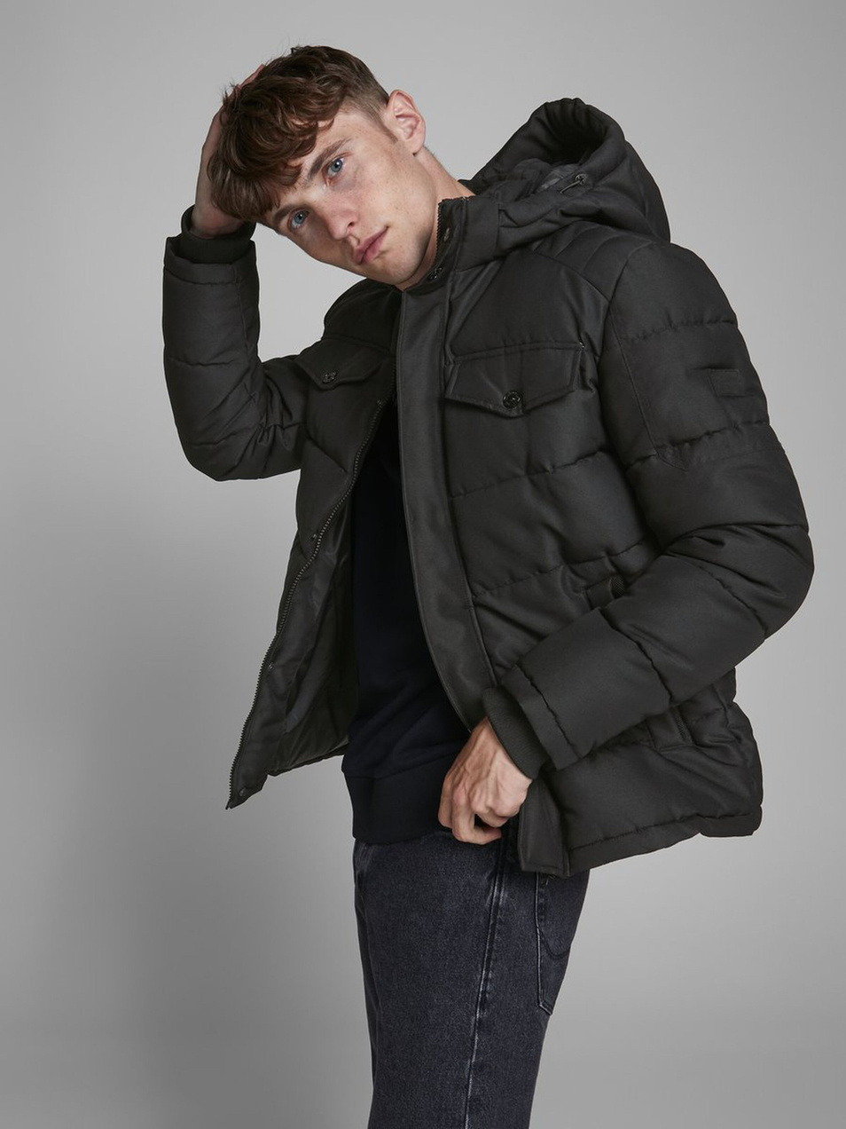 Мужской Jack & Jones Куртка со съемным капюшоном (цвет ), артикул 12173872 | Фото 3