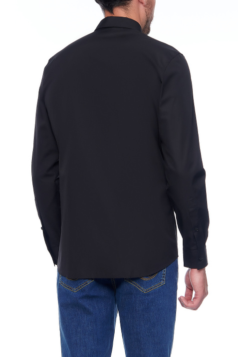 Moschino Рубашка из натурального хлопка с нашивкой на груди ( цвет), артикул A0222-7035 | Фото 5