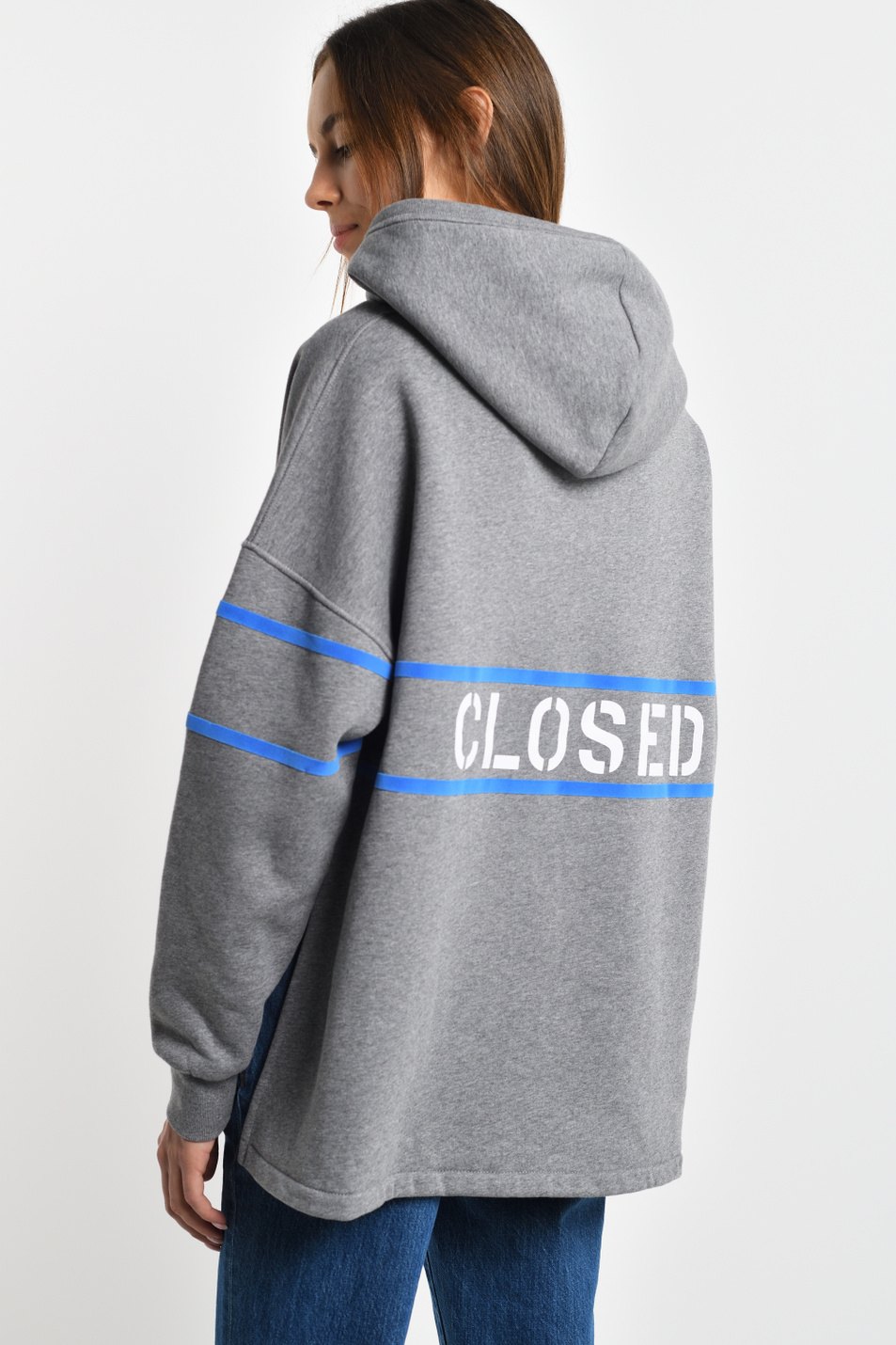 Женский Closed Толстовка из хлопка с логотипом на спине (цвет ), артикул C95489-47P-PR | Фото 3