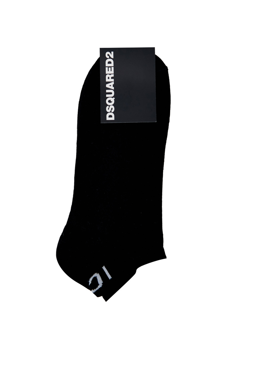 Короткие носки с лого|Основной цвет:Черный|Артикул:DFV152400 | Фото 1