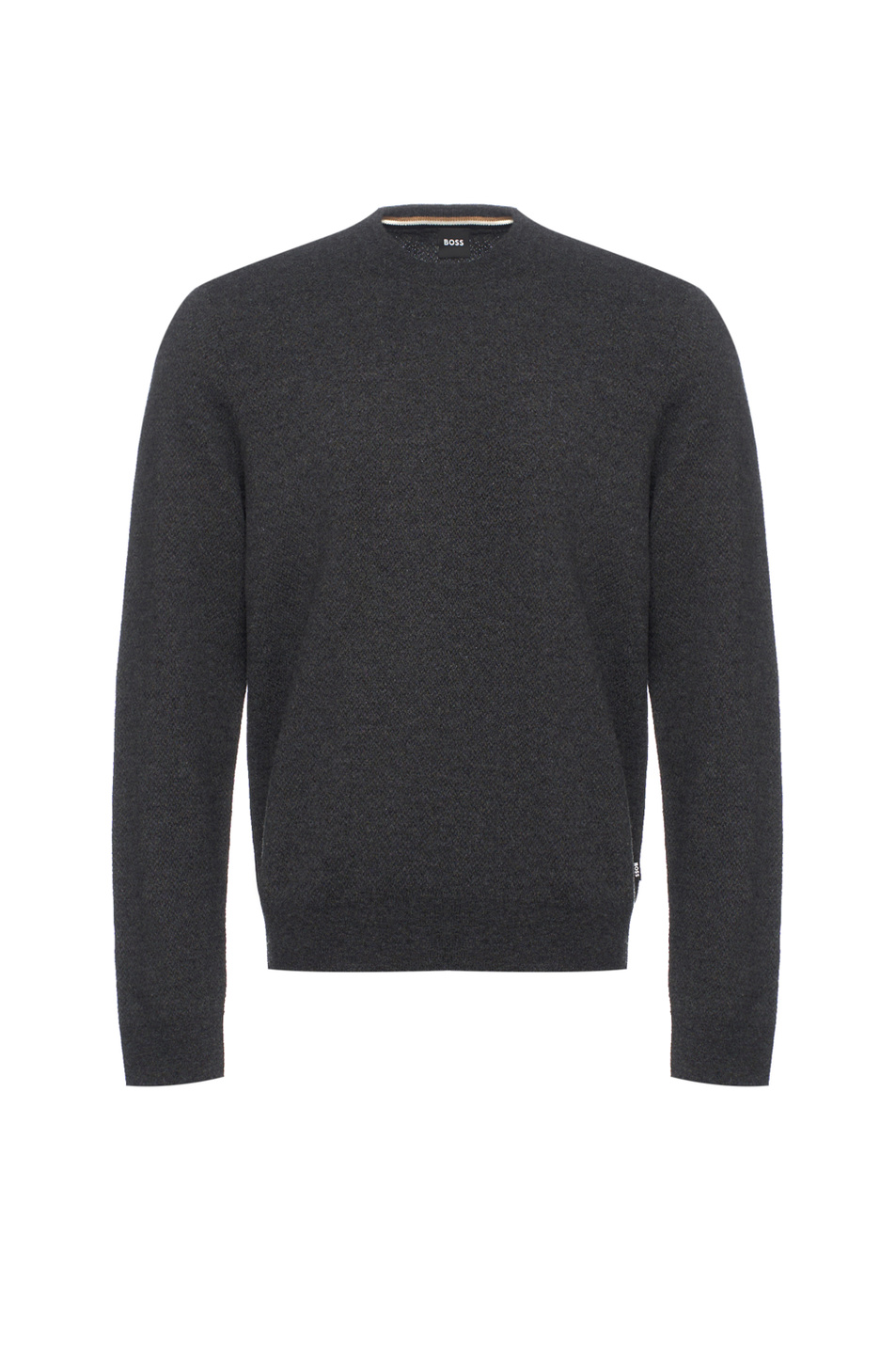 Мужской BOSS Джемпер Hestro из шерсти и хлопка (цвет ), артикул 50549986 | Фото 1