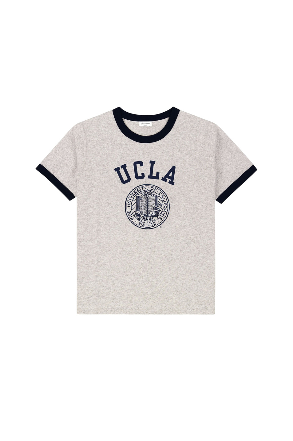 Женский Sporty & Rich Футболка UCLA Crest из хлопка с логотипом (цвет ), артикул TO073615639GY03 | Фото 1