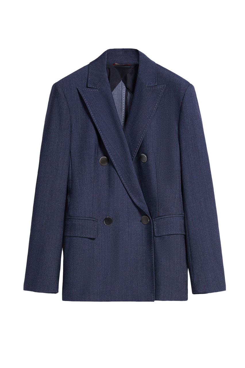 Двубортный пиджак TIMOR|Основной цвет:Синий|Артикул:60460729 | Фото 1
