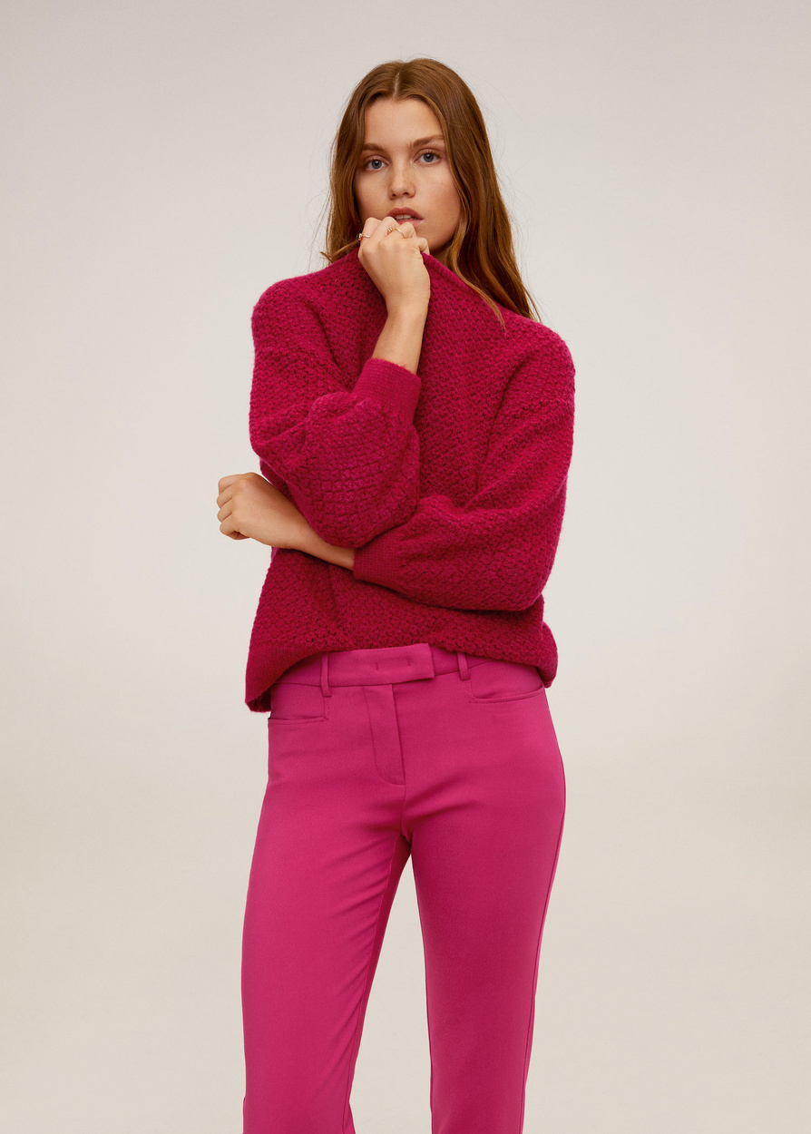 Mango ❤ женские брюки alberto со скидкой 30%, розовый цвет, размер , цена69.99 BYN