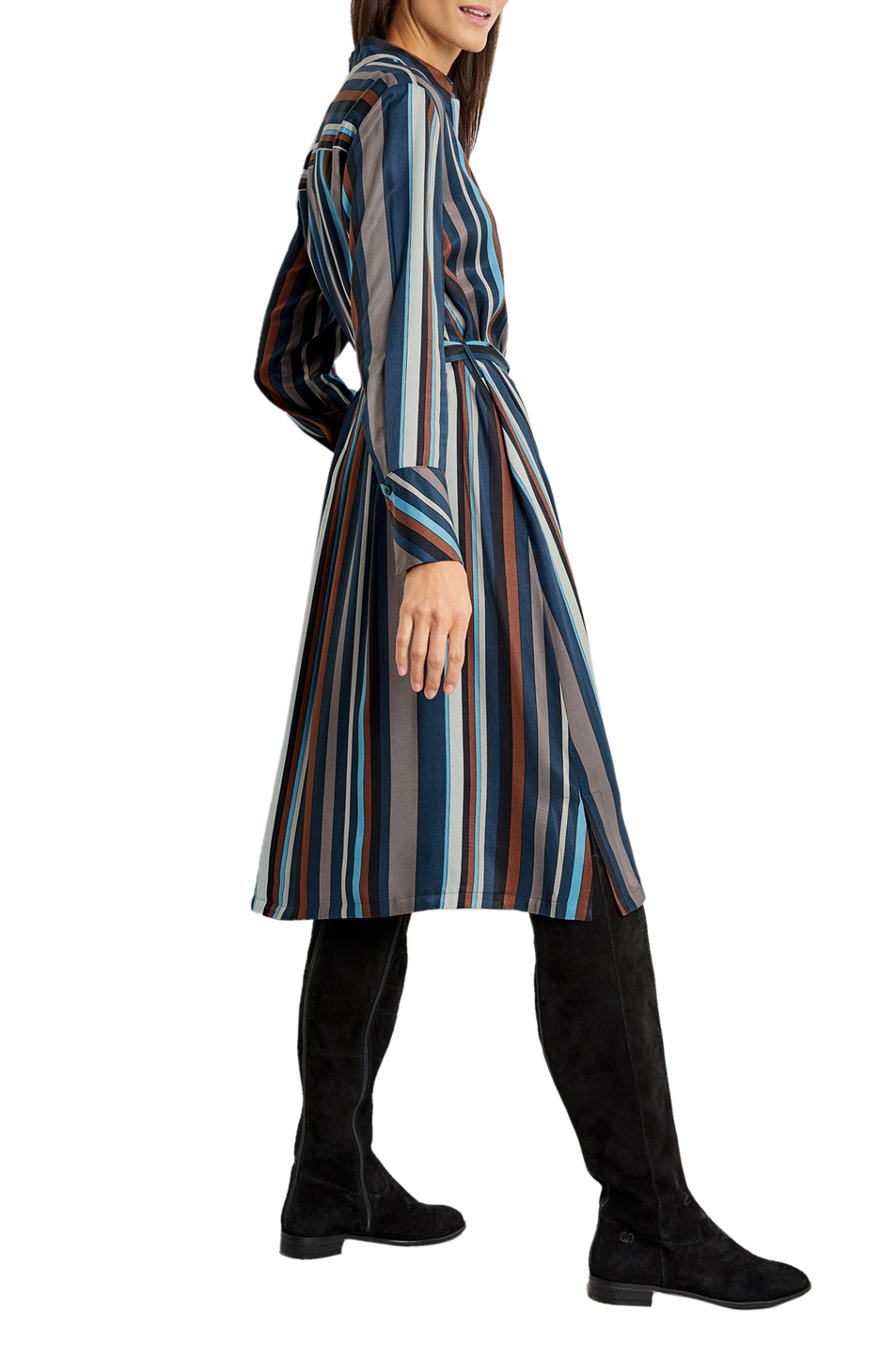 Gerry Weber Платье-рубашка с поясом и принтом (цвет ), артикул 680018-31443 | Фото 5