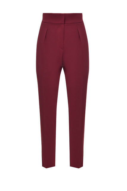 Однотонные брюки ARIEL|Основной цвет:Бордовый|Артикул:61360529 | Фото 1