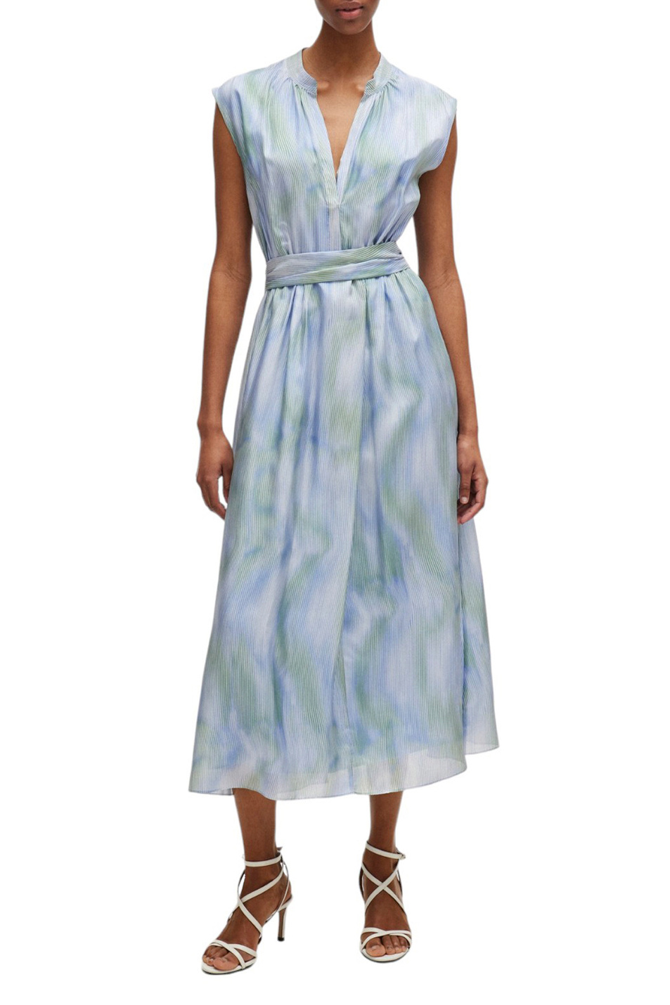 Женский BOSS Платье из натурального шелка (цвет ), артикул 50516007 | Фото 3