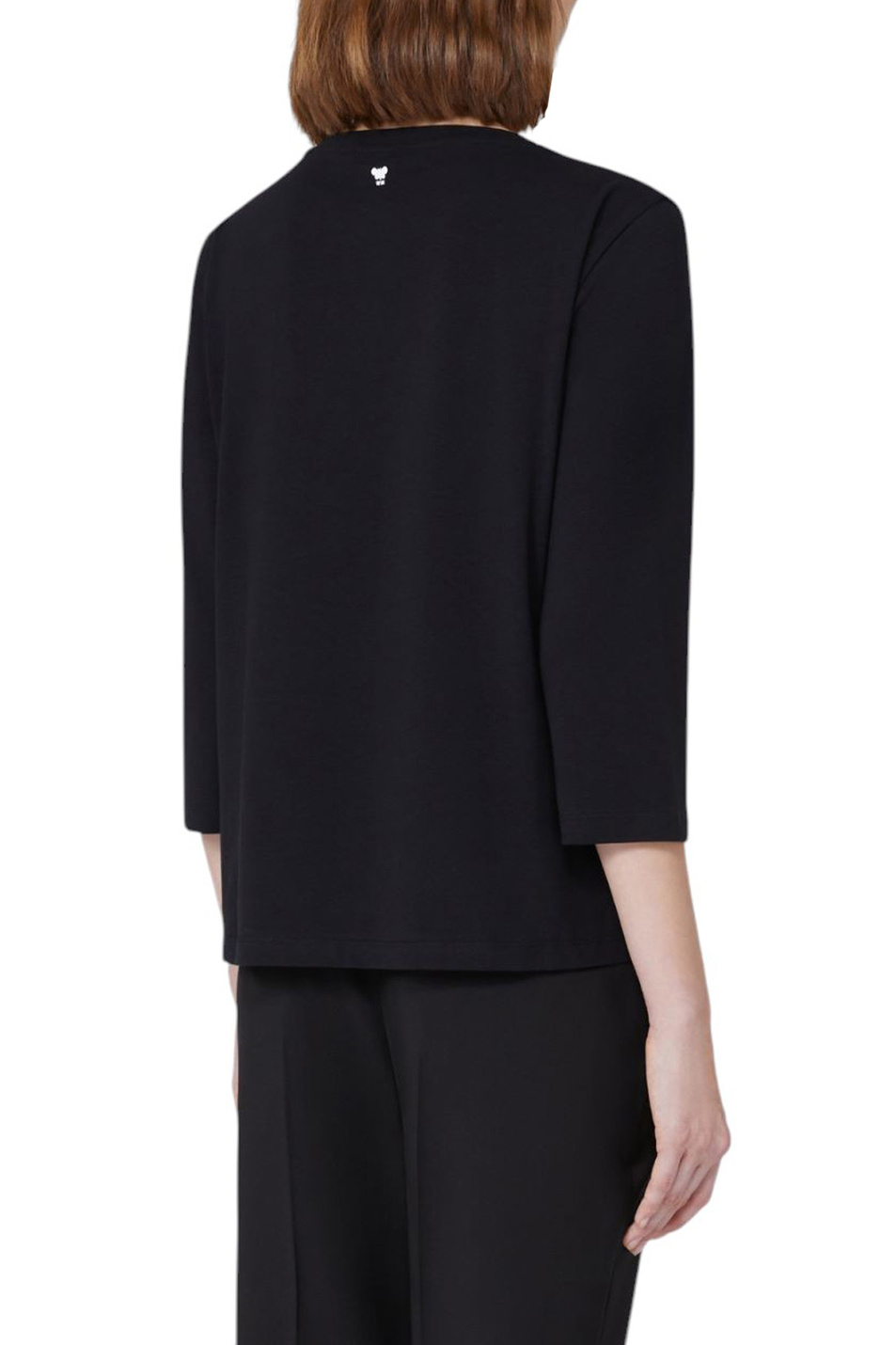 Женский Weekend Max Mara Лонгслив MULTIA из эластичного хлопка (цвет ), артикул 2525946031 | Фото 4