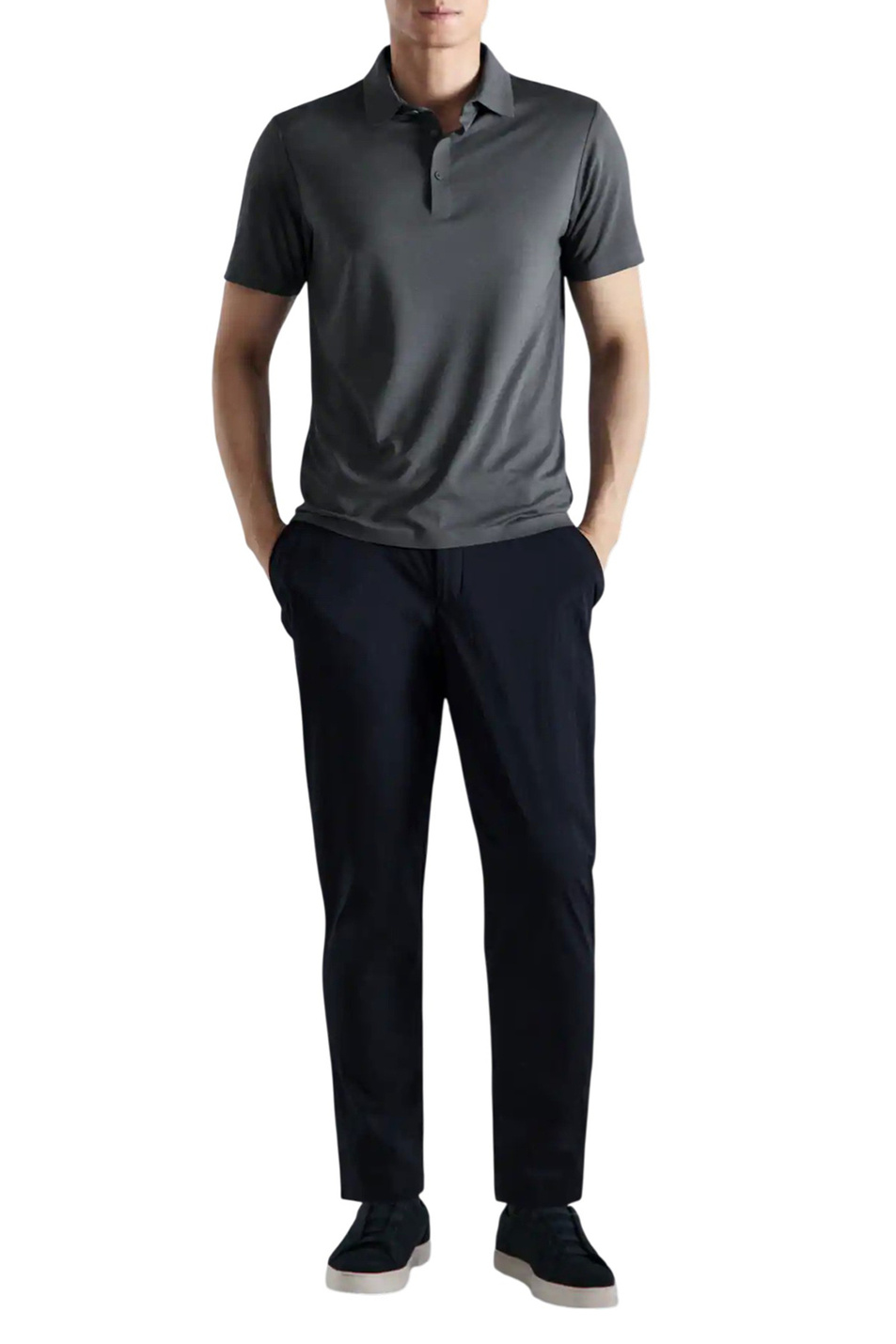 Мужской Mango Man Поло LAZIOP приталенного кроя (цвет ), артикул 27054425 | Фото 2