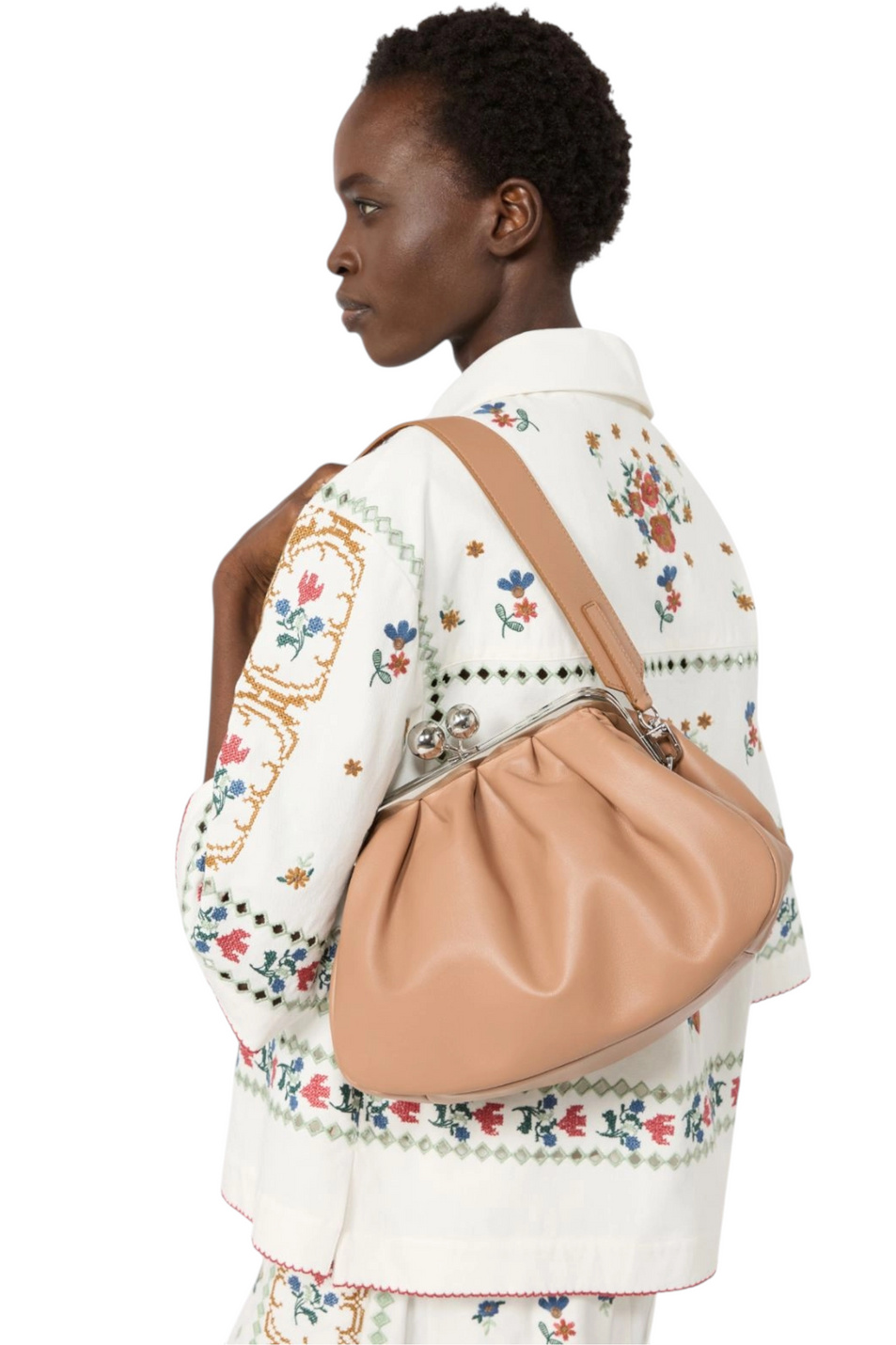 Женский Weekend Max Mara Сумка Pasticcino из натуральной кожи (цвет ), артикул 2625516124 | Фото 6