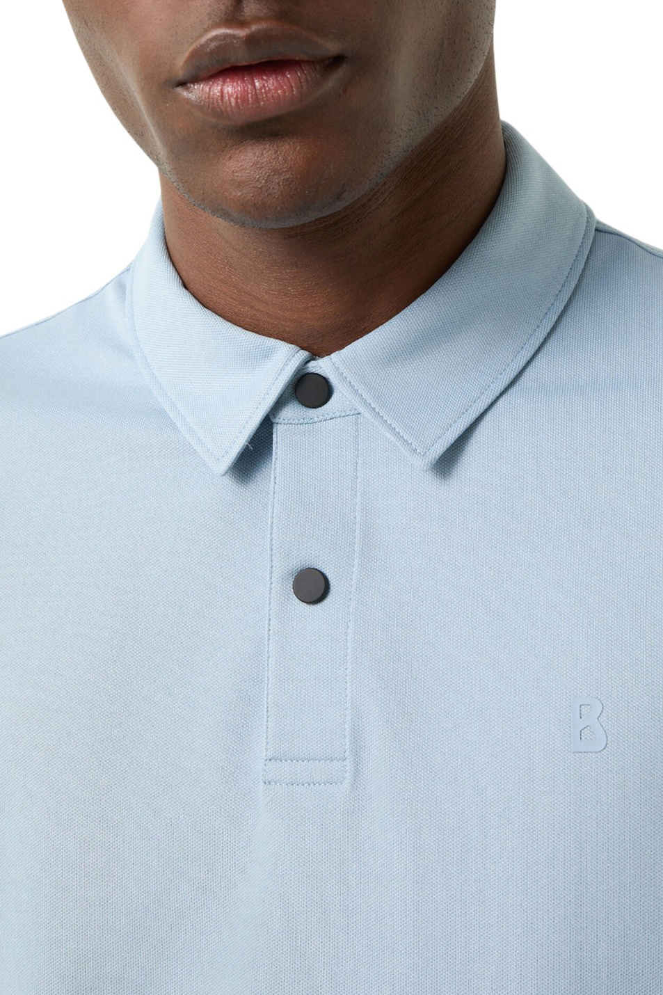 Поло TIMO-5F с логотипом|Основной цвет:Голубой Мужской Bogner Поло TIMO-5F с логотипом (цвет ), артикул 58122727 | Фото 5