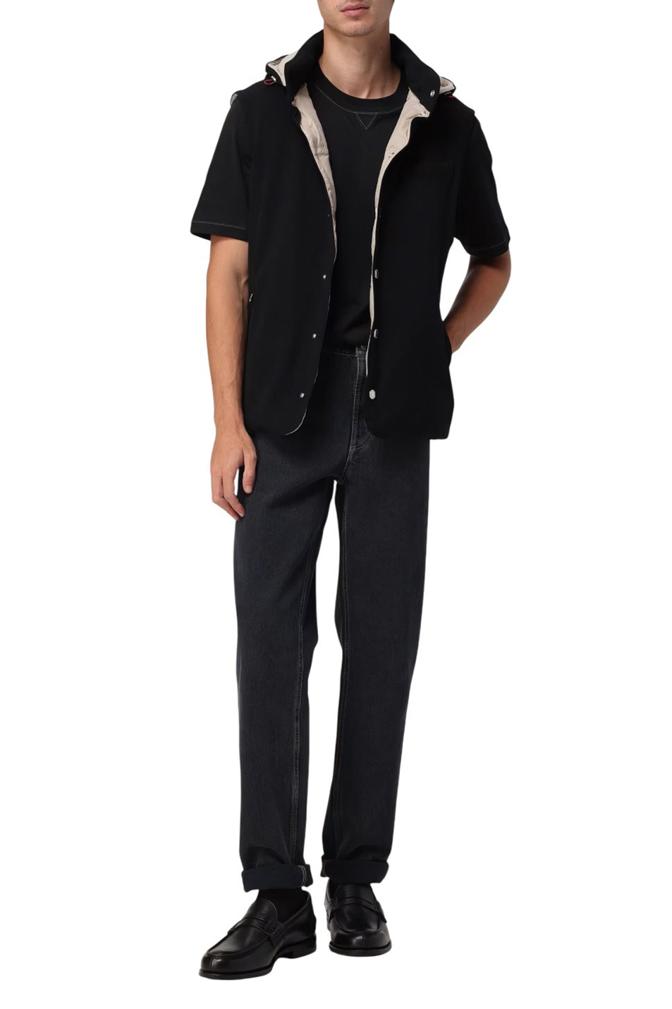 Мужской Brunello Cucinelli Джинсы из хлопка (цвет ), артикул M235PD3210 | Фото 3