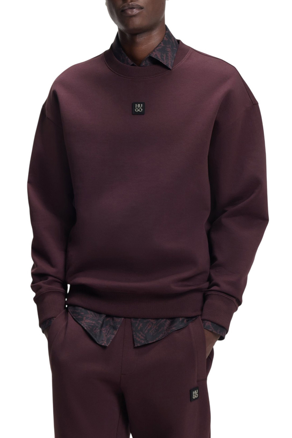 Мужской HUGO Свитшот Dettil с логотипом (цвет ), артикул 50533689 | Фото 4