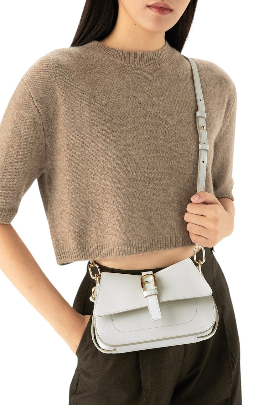 Женский Furla Сумка FLOW MINI из натуральной кожи (цвет ), артикул WB01032-BX2045 | Фото 5