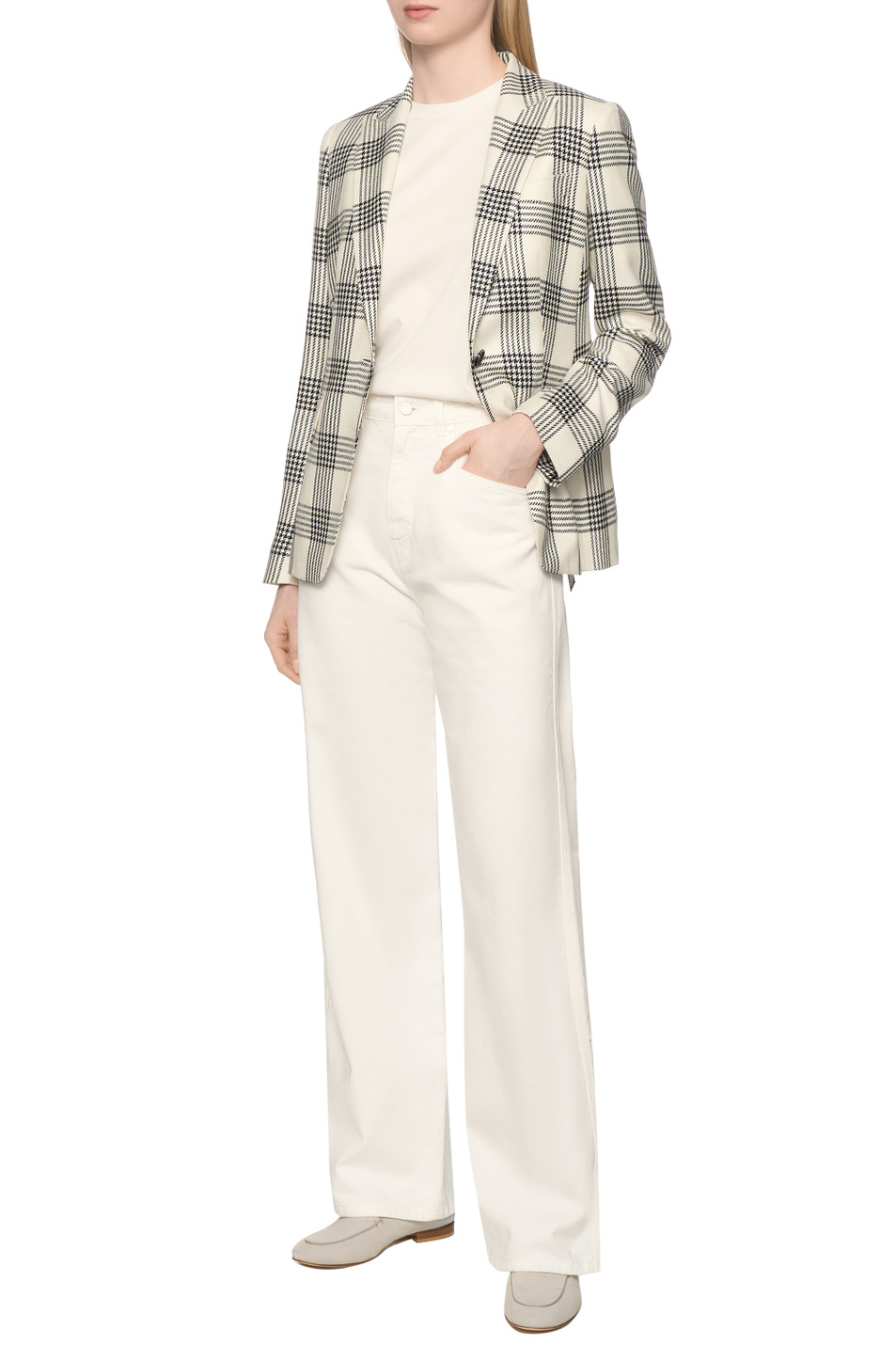 Женский Kiton Пиджак из смесовой шерсти (цвет ), артикул D15510K0948G04003 | Фото 3