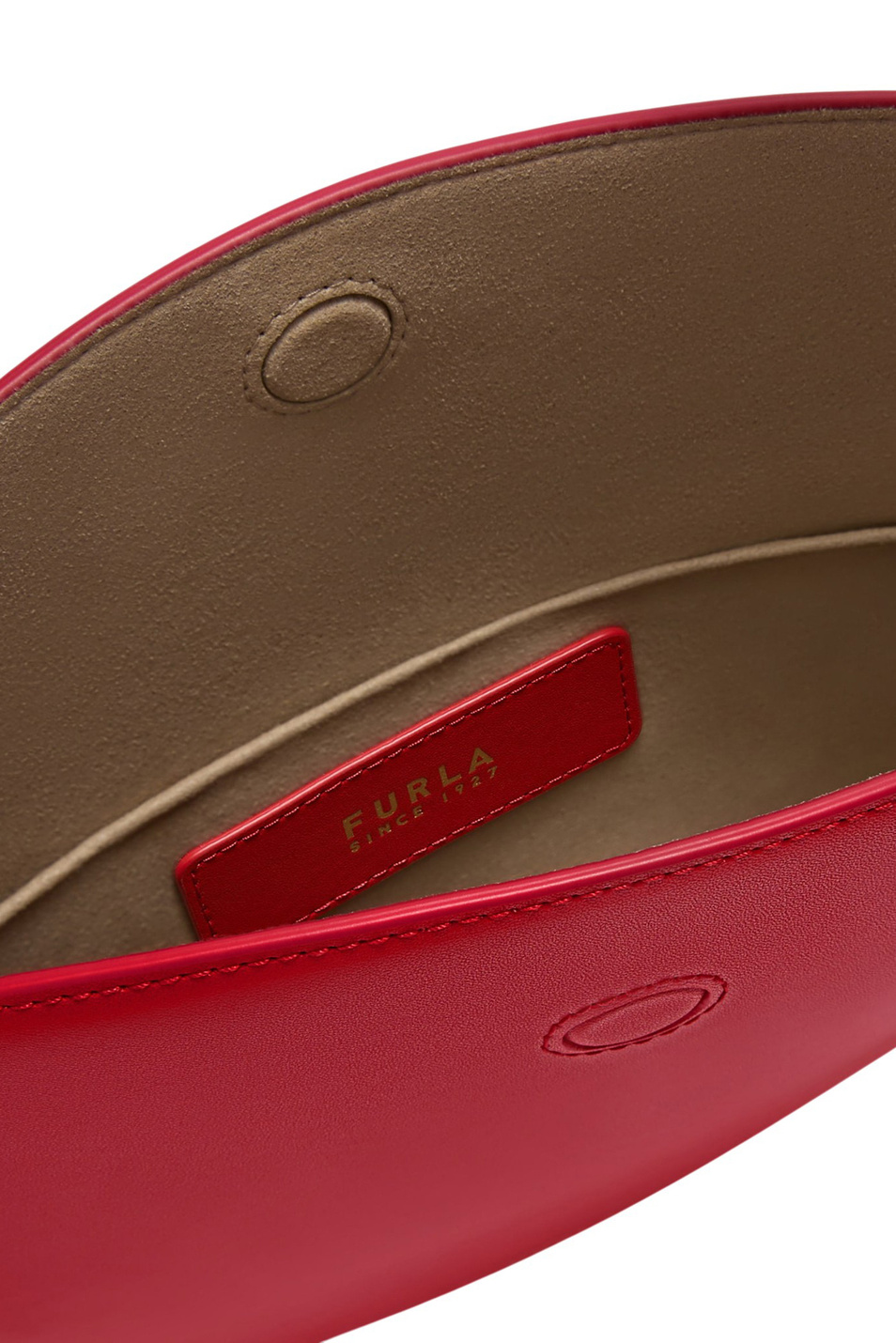 Сумка MOONSTONE M из натуральной кожи|Основной цвет:Красный Женский Furla Сумка MOONSTONE M из натуральной кожи (цвет ), артикул WB01868-BX3104 | Фото 3