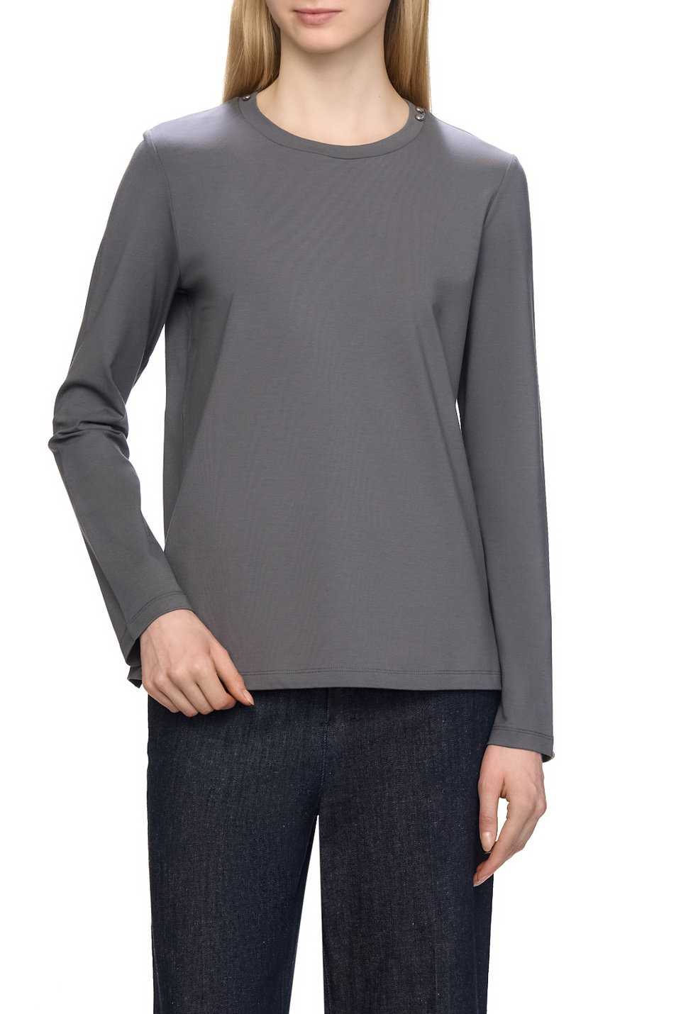 Женский Max Mara Джемпер DOMINO из смесового хлопка (цвет ), артикул 2429976023 | Фото 4
