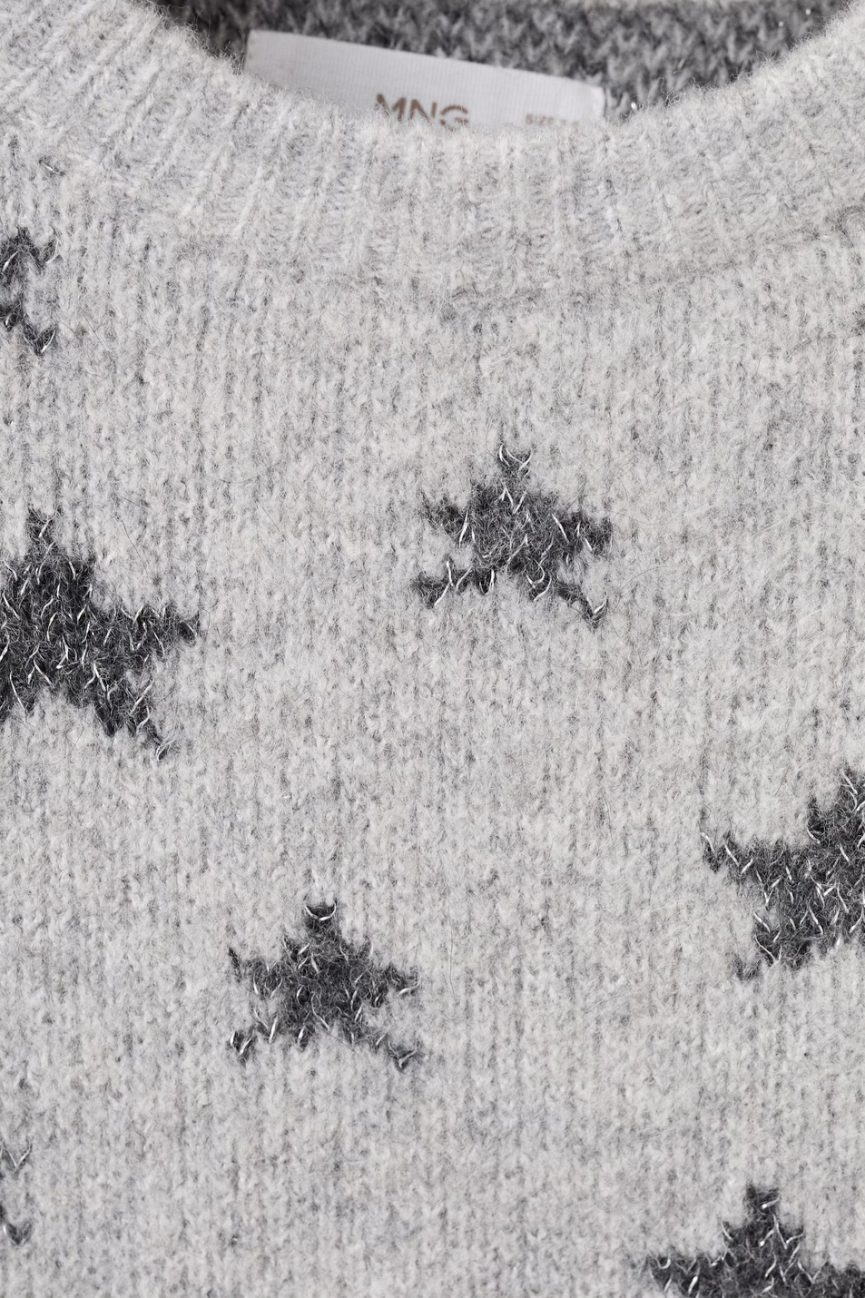 Девочкам Mango Kids Джемпер ESTRELLA с люрексом (цвет ), артикул 27091178 | Фото 4