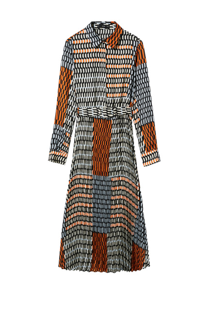 Платье WESTY с принтом|Основной цвет:Оранжевый|Артикул:37035932 | Фото 1