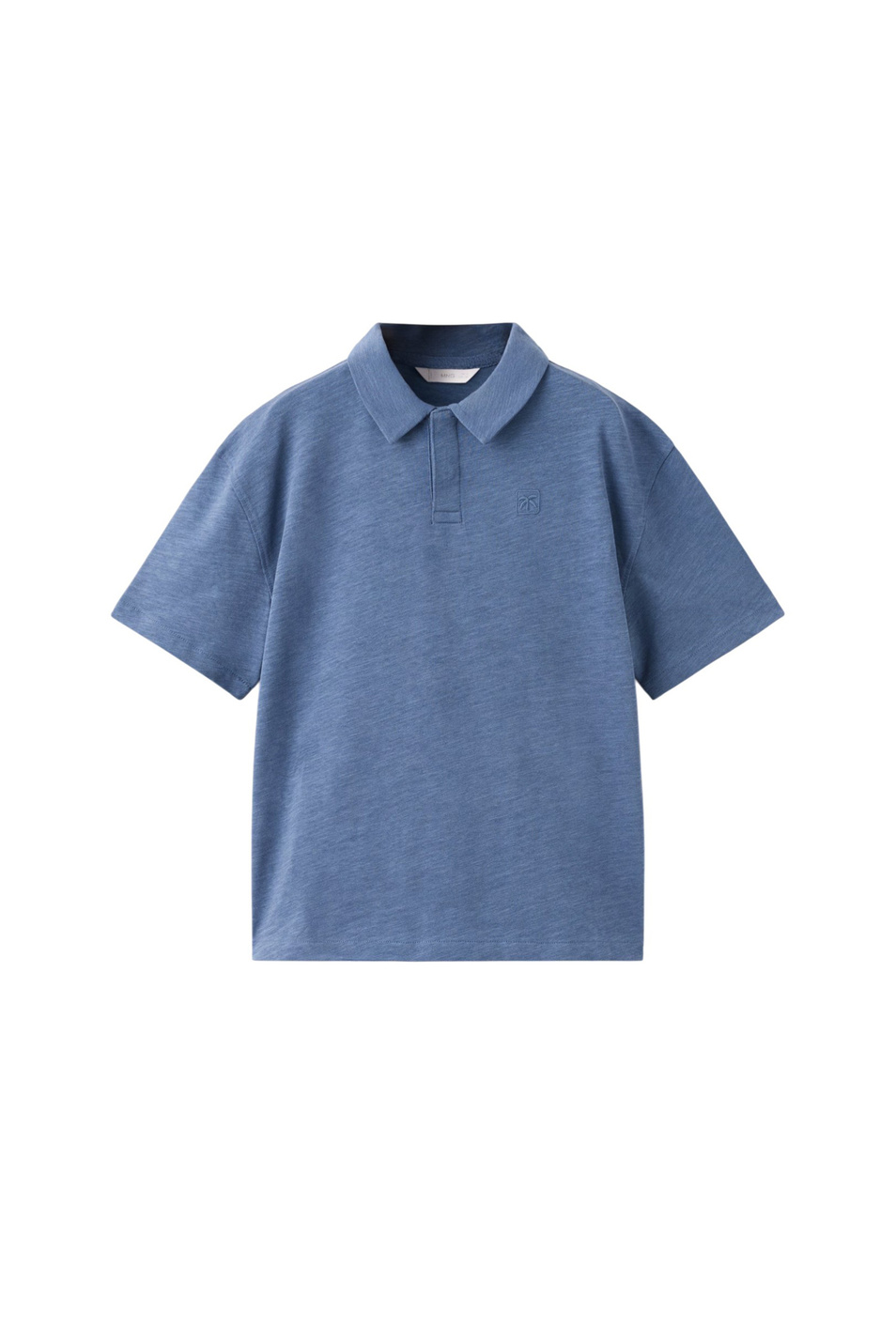 Мальчикам Mango Kids Поло SLUBPOLO из хлопка (цвет ), артикул 27056731 | Фото 1