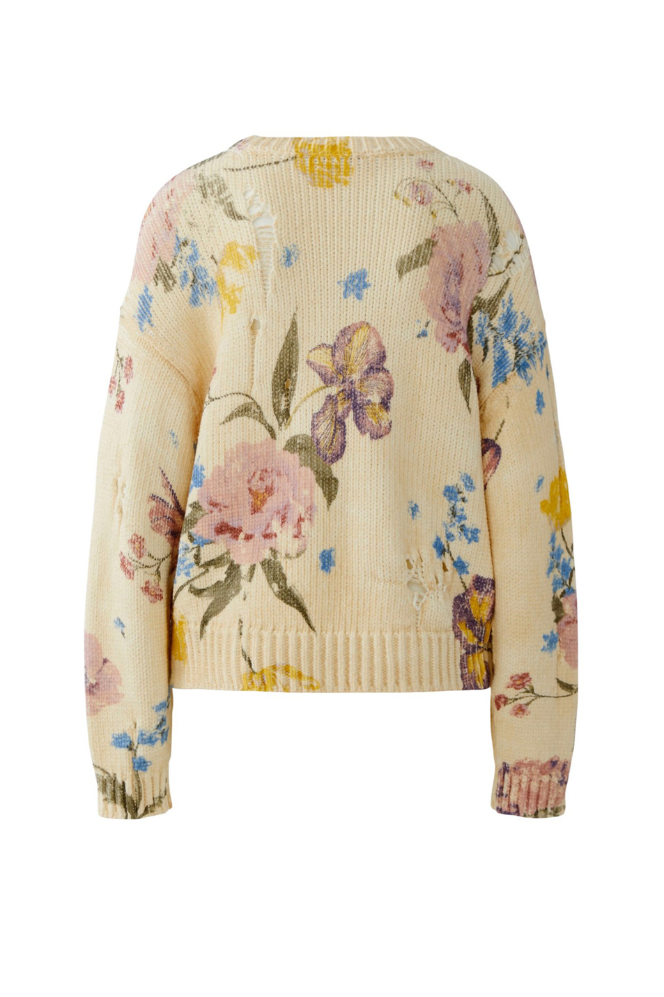 Джемпер с принтом|Основной цвет:Разноцветный Женский OUI Джемпер с принтом (цвет ), артикул 96776 | Фото 2