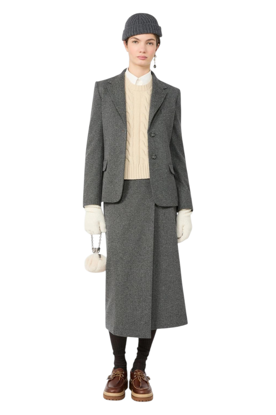 Пиджак FEROCE|Основной цвет:Серый Женский Weekend Max Mara Пиджак FEROCE (цвет ), артикул 2625916012 | Фото 2