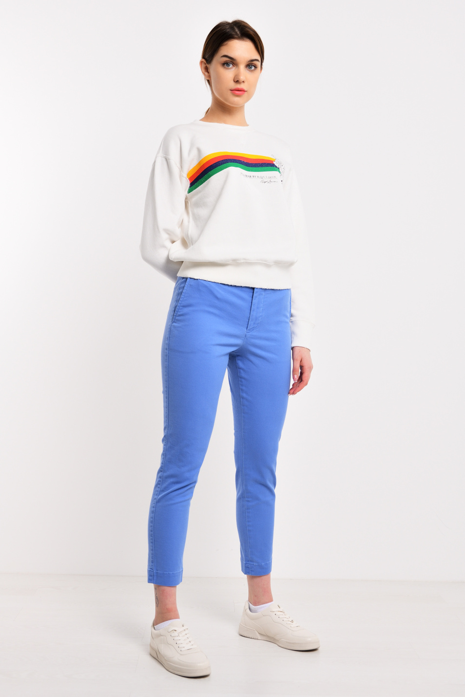 Женский Polo Ralph Lauren Брюки из смесового хлопка (цвет ), артикул 211790738007 | Фото 4
