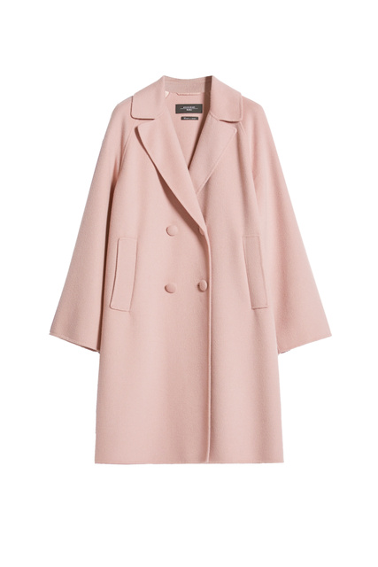 Двубортное пальто RIVETTO|Основной цвет:Розовый|Артикул:2350110237 | Фото 1