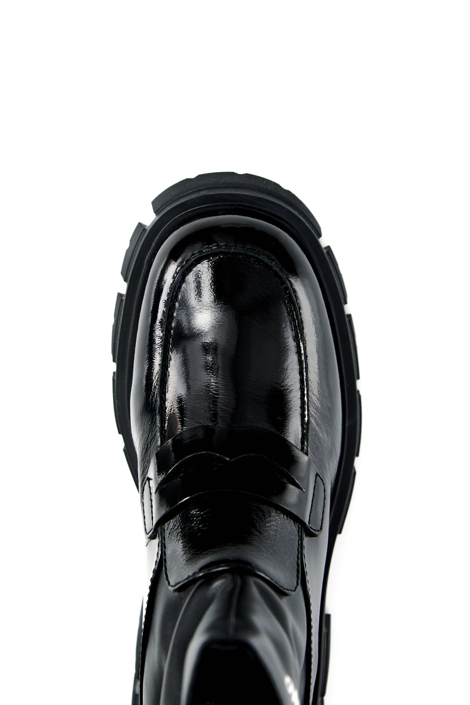 Женский Moschino Ботинки из комбинированной кожи (цвет ), артикул JA21235G0FII | Фото 4