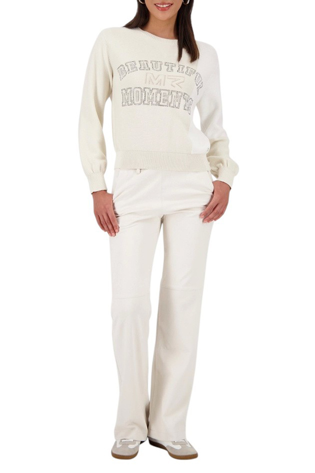 Джемпер со стразами|Основной цвет:Кремовый Женский Monari Джемпер со стразами (цвет ), артикул 808954 | Фото 2