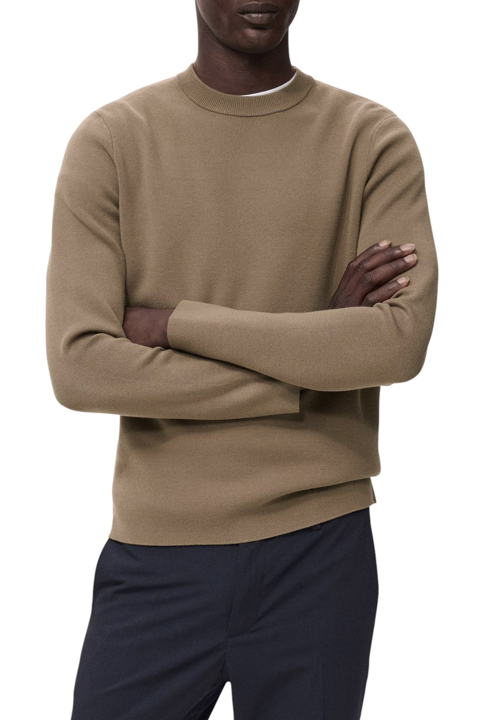 Мужской Mango Man Джемпер LUXUS из смесовой вискозы (цвет ), артикул 17005981 | Фото 2