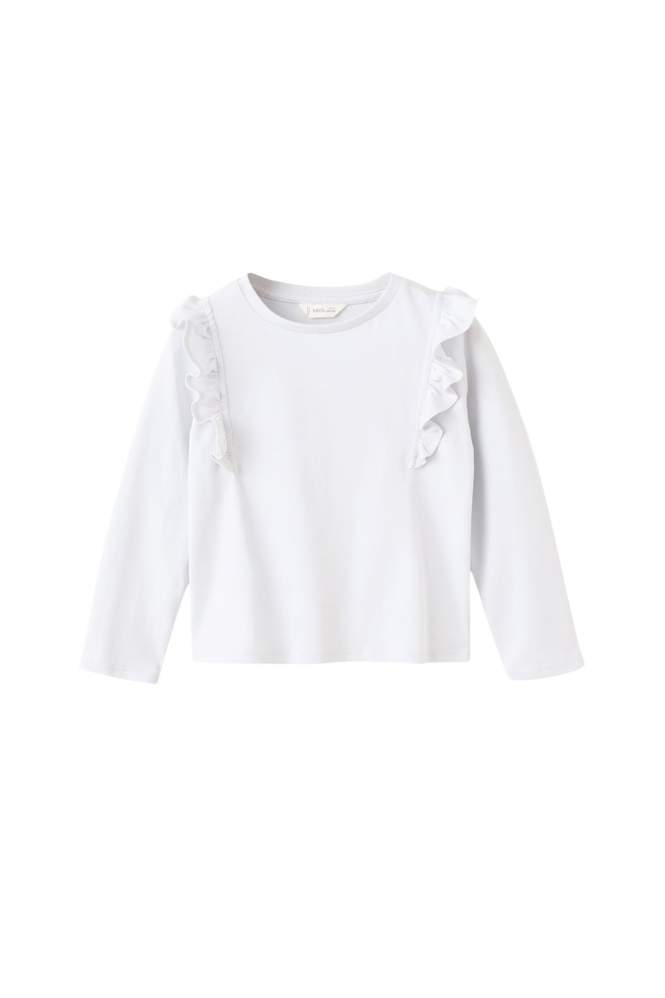 Девочкам Mango Kids Лонгслив ITALY с оборками (цвет ), артикул 27001340 | Фото 1