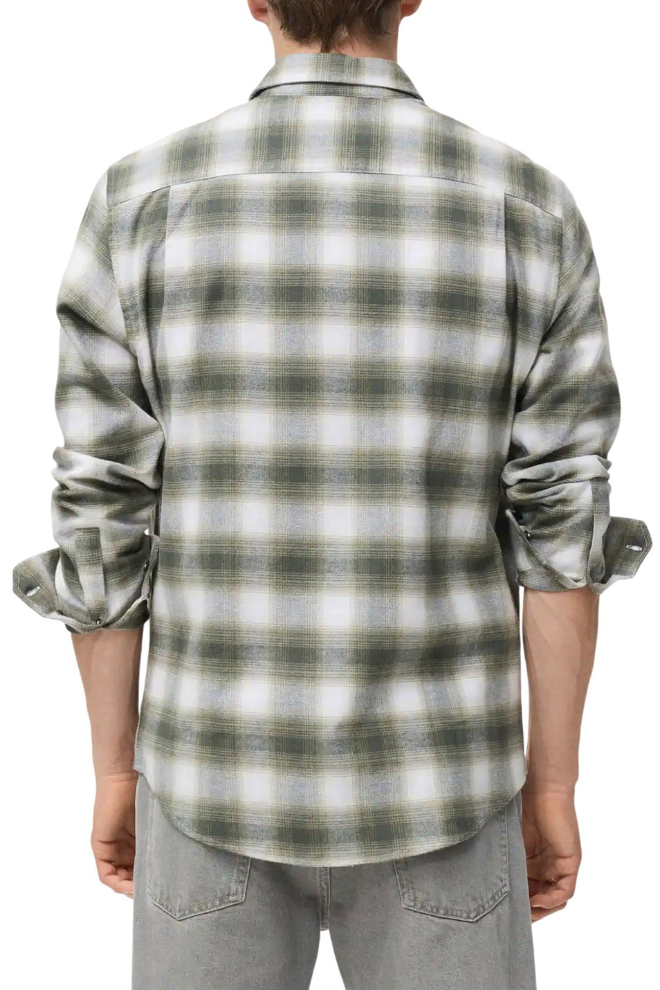 Мужской Mango Man Рубашка PIERRE из хлопка (цвет ), артикул 17037900 | Фото 4