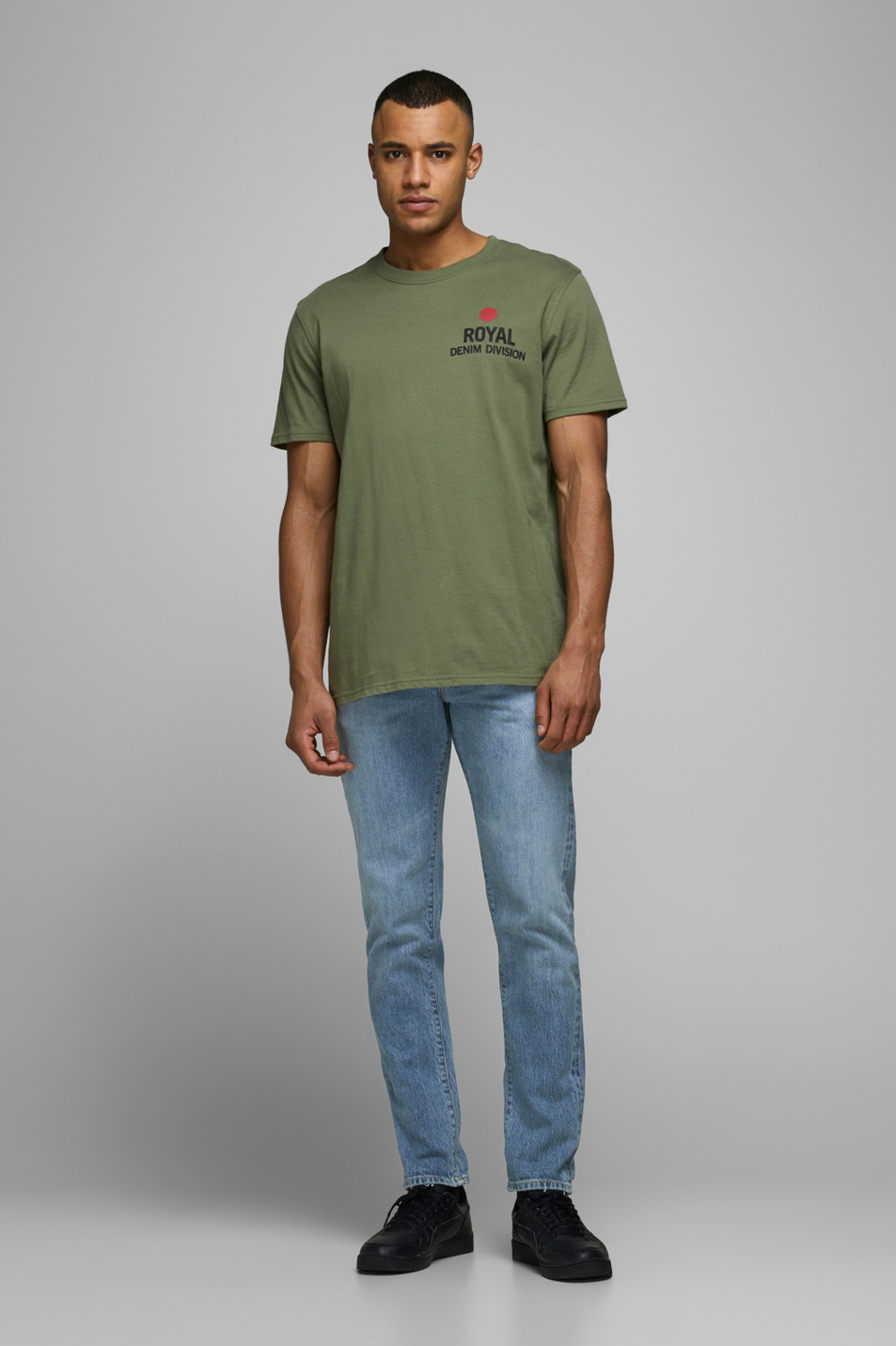 Мужской Jack & Jones Джинсы Mike ROYAL Comfort fit (цвет ), артикул 12169763 | Фото 3