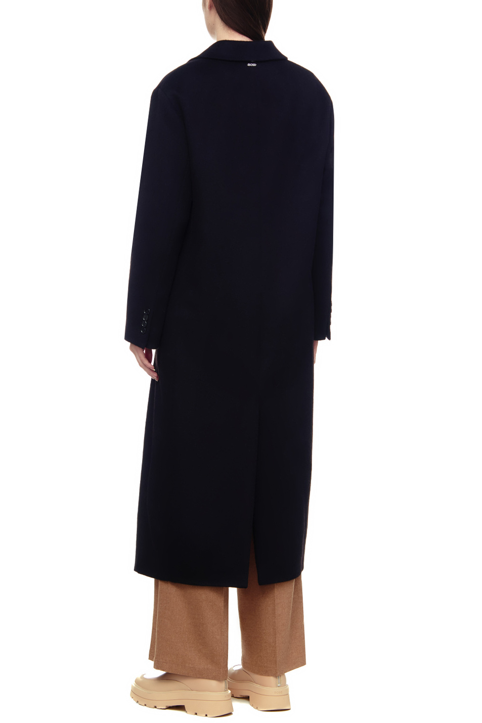 Женский BOSS Двубортное пальто из смесовой шерсти (цвет ), артикул 50476834 | Фото 6