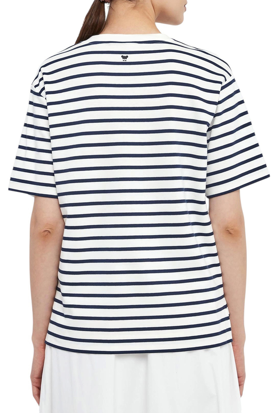 Женский Weekend Max Mara Футболка MULTID из хлопка (цвет ), артикул 2515941042 | Фото 5