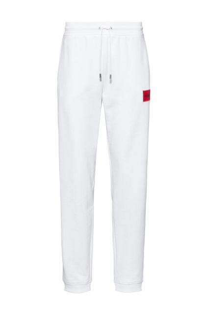 Спортивные брюки Dachibi из натурального хлопка|Основной цвет:Белый|Артикул:50455983 | Фото 1