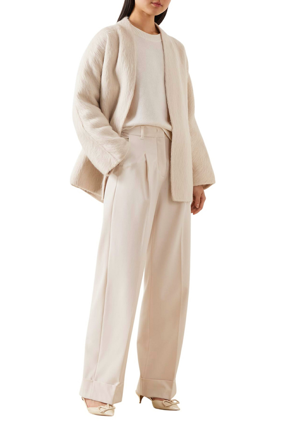 Женский Max Mara Полупальто CELTICO из смесовой пряжи альпаки (цвет ), артикул 2526086022 | Фото 3