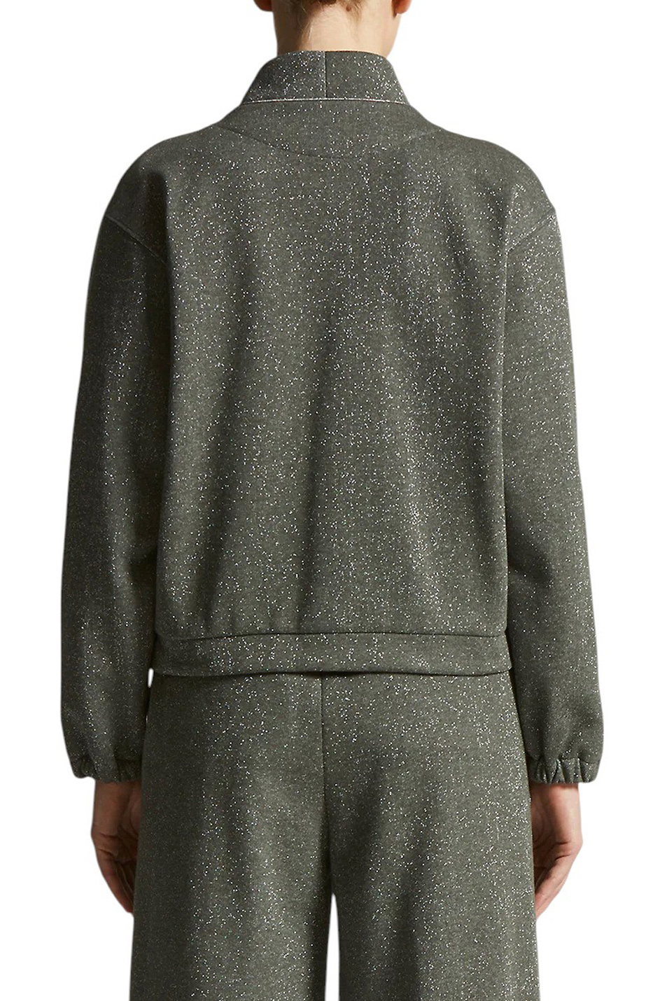 Женский Peserico Толстовка из смесового хлопка с люрексом (цвет ), артикул A12056J0-01227 | Фото 6