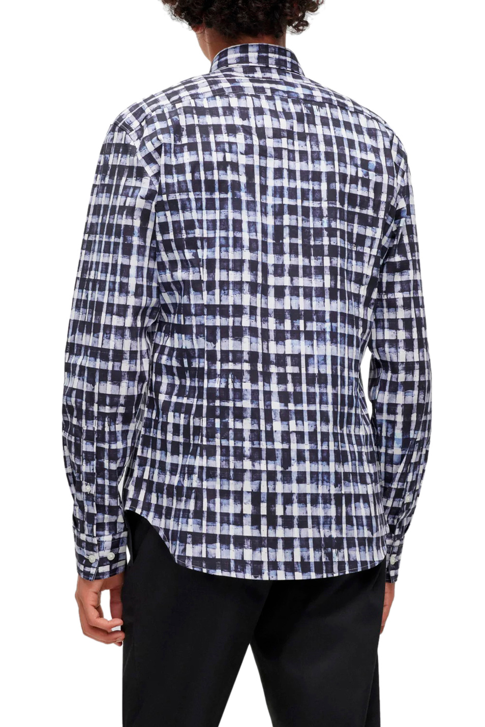 Мужской HUGO Рубашка из эластичного хлопка (цвет ), артикул 50495871 | Фото 4