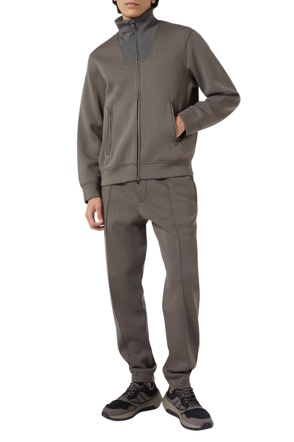 Мужской Emporio Armani Толстовка однотонная (цвет ), артикул EM003053-AF17545 | Фото 3