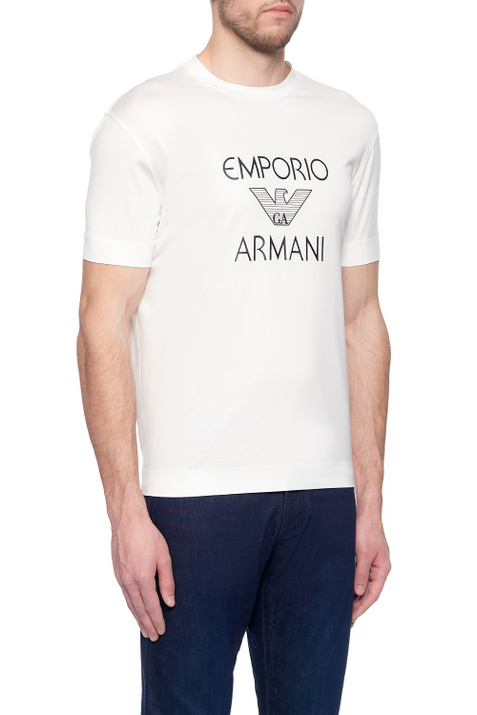 Emporio Armani Футболка с принтом на груди ( цвет), артикул 3K1TAF-1JUVZ | Фото 3