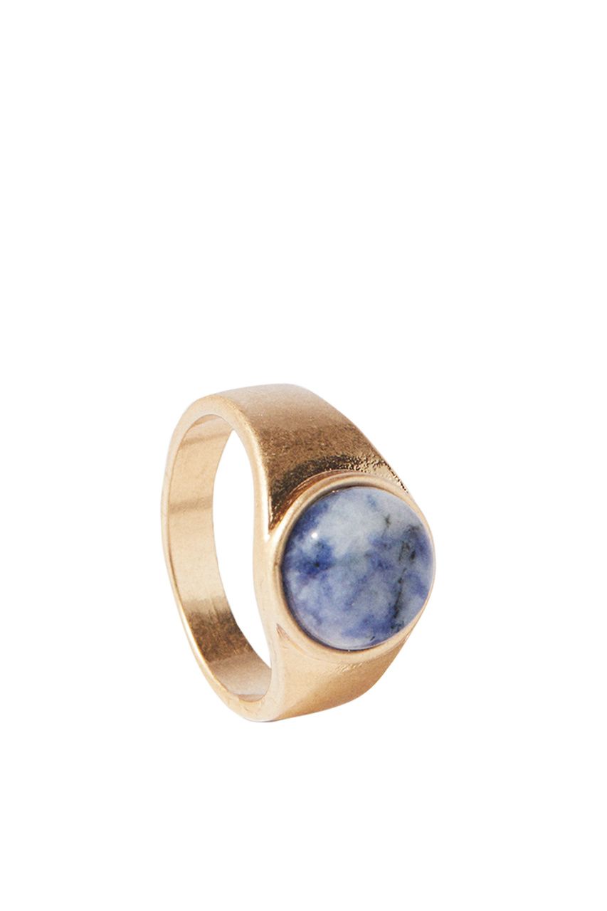 Кольцо с камнем|Основной цвет:Синий|Артикул:219029 | Фото 1