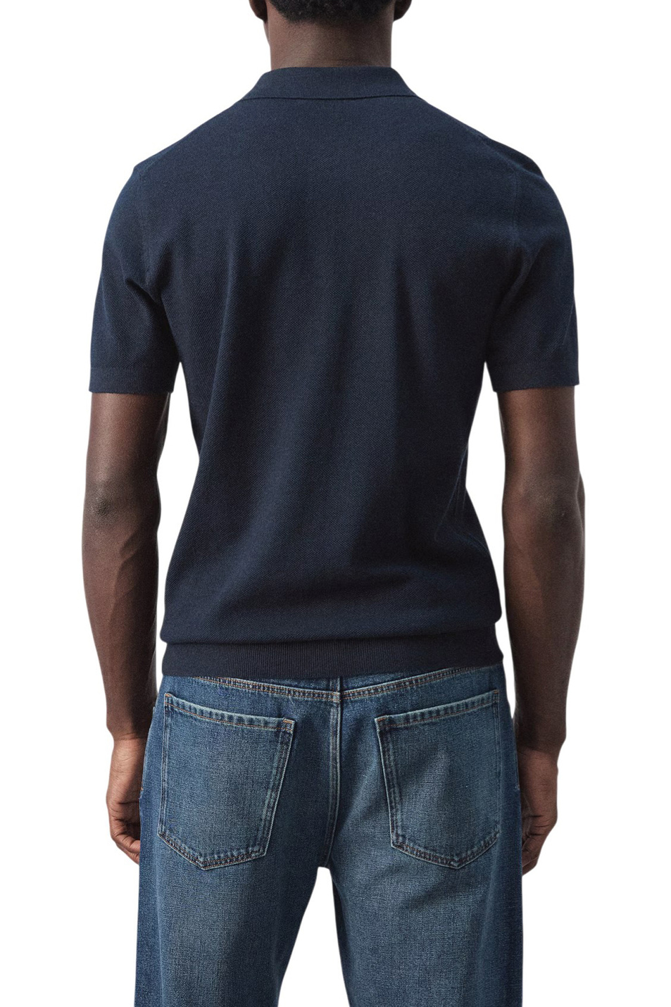 Мужской Mango Man Поло ANDREW из смесового хлопка (цвет ), артикул 27045944 | Фото 4